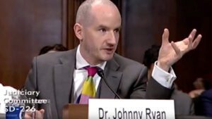 Johnny Ryan testifies before Congress in May 2019.